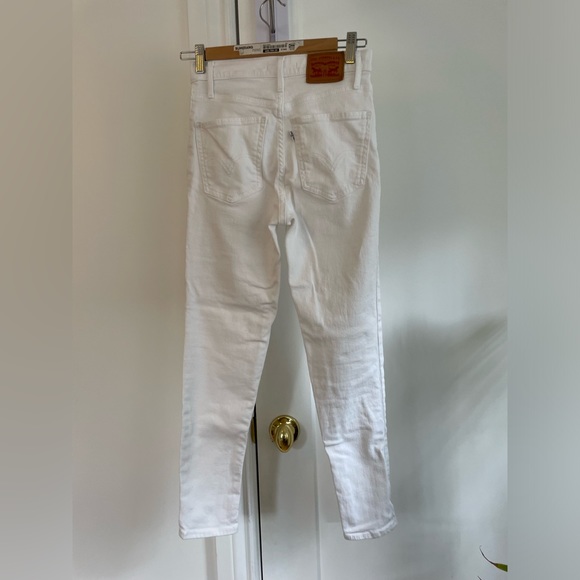 Levi’s white mile high super skinny jeans - Picture 4 of 5